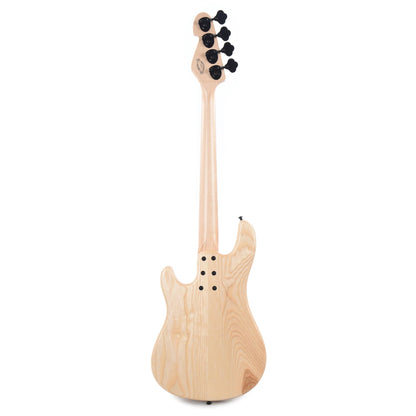 Sandberg Lionel Short Scale Bass Natural Ash w/Abalone Inlays, Black Pickguard & Hardware Bass Guitars / 4-String