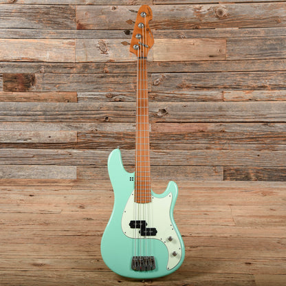 Sandberg Lionel Short Scale Surf Green Bass Guitars / 4-String