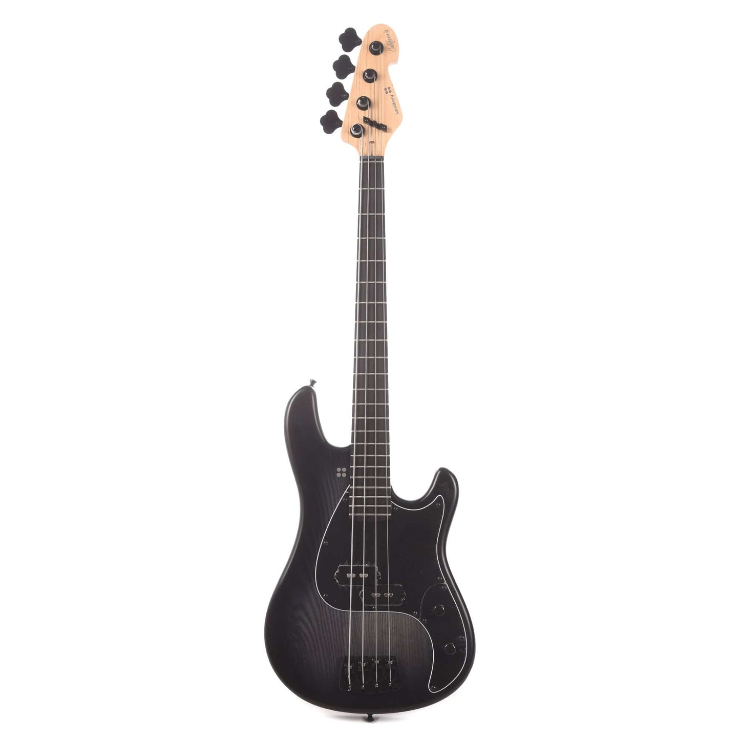 Sandberg Lionel Short Scale Bass Blackburst Matte Ash w/Aged Black Hardware & Black Pickguard Bass Guitars / Short Scale