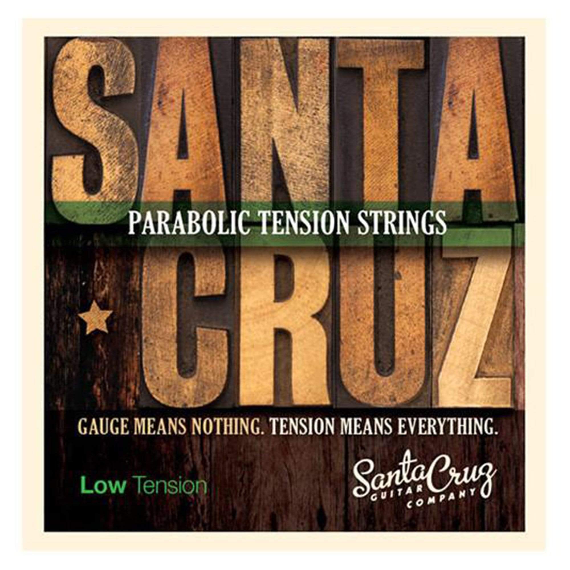 Santa Cruz Parabolic Tension Acoustic Guitar Strings Low Ten (3 Pack Bundle) Accessories / Strings / Guitar Strings