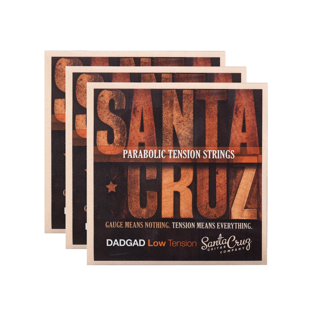 Santa Cruz Parabolic Tension Strings DADGAD Low Tension 3 Pack