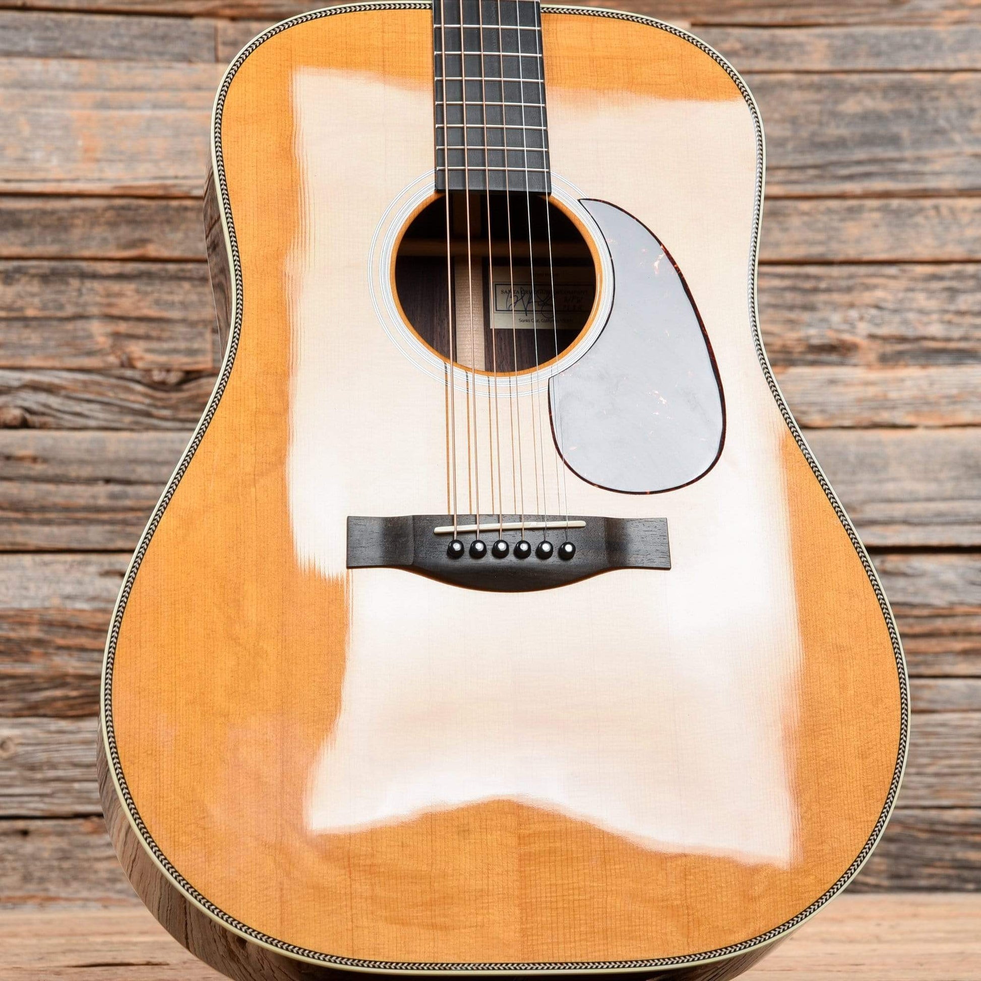 Santa Cruz B/PW Brad Paisley Signature Natural 2020 Acoustic Guitars / Dreadnought