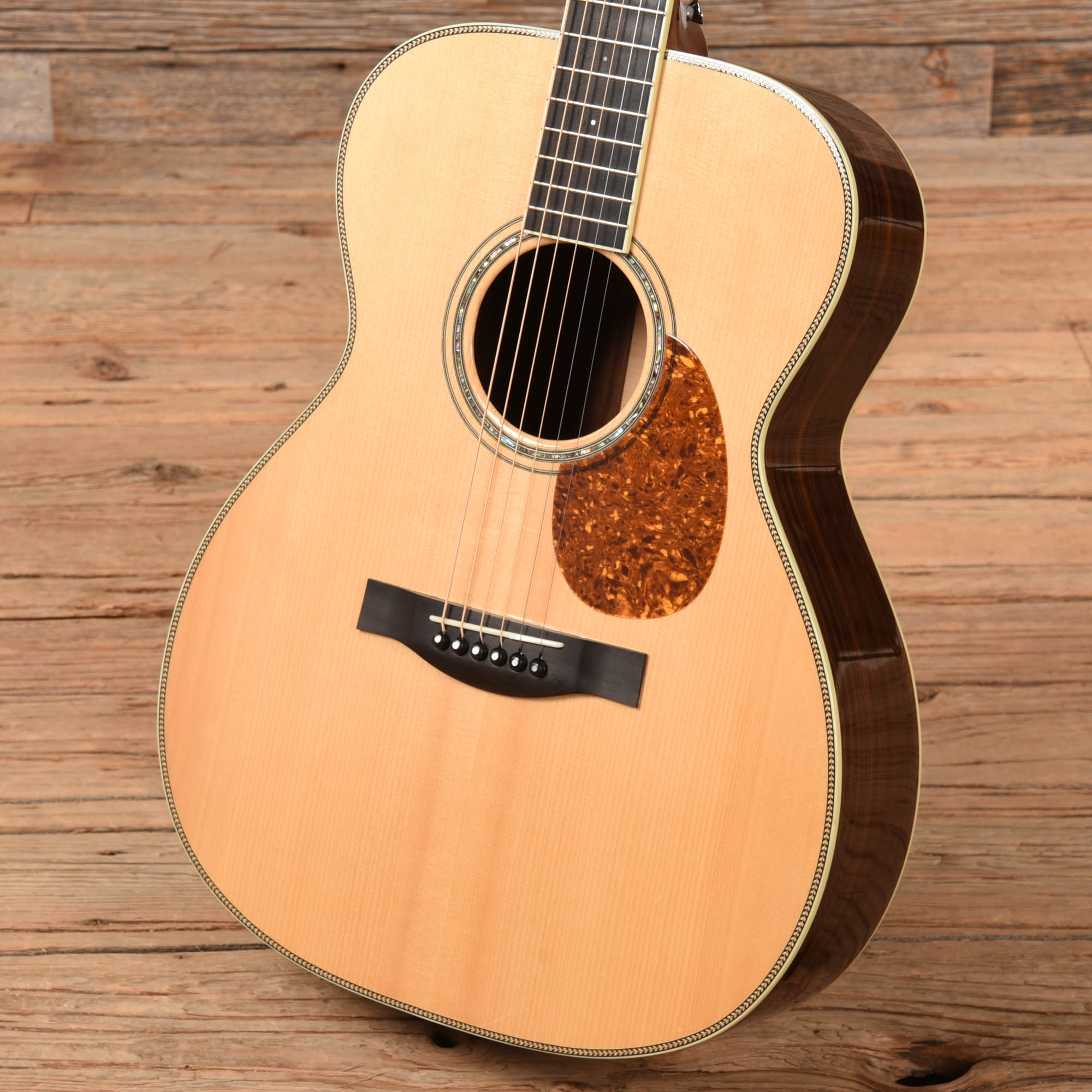 Santa Cruz OM Adirondack/Indian Rosewood Natural Acoustic Guitars / OM and Auditorium