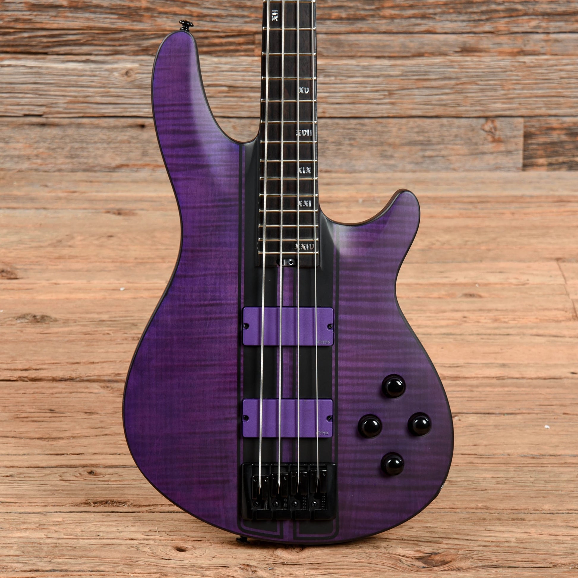 Schecter C-4 GT Transparent Purple Satin 2021 Bass Guitars / 4-String