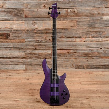 Schecter C-4 GT Transparent Purple Satin 2021 Bass Guitars / 4-String