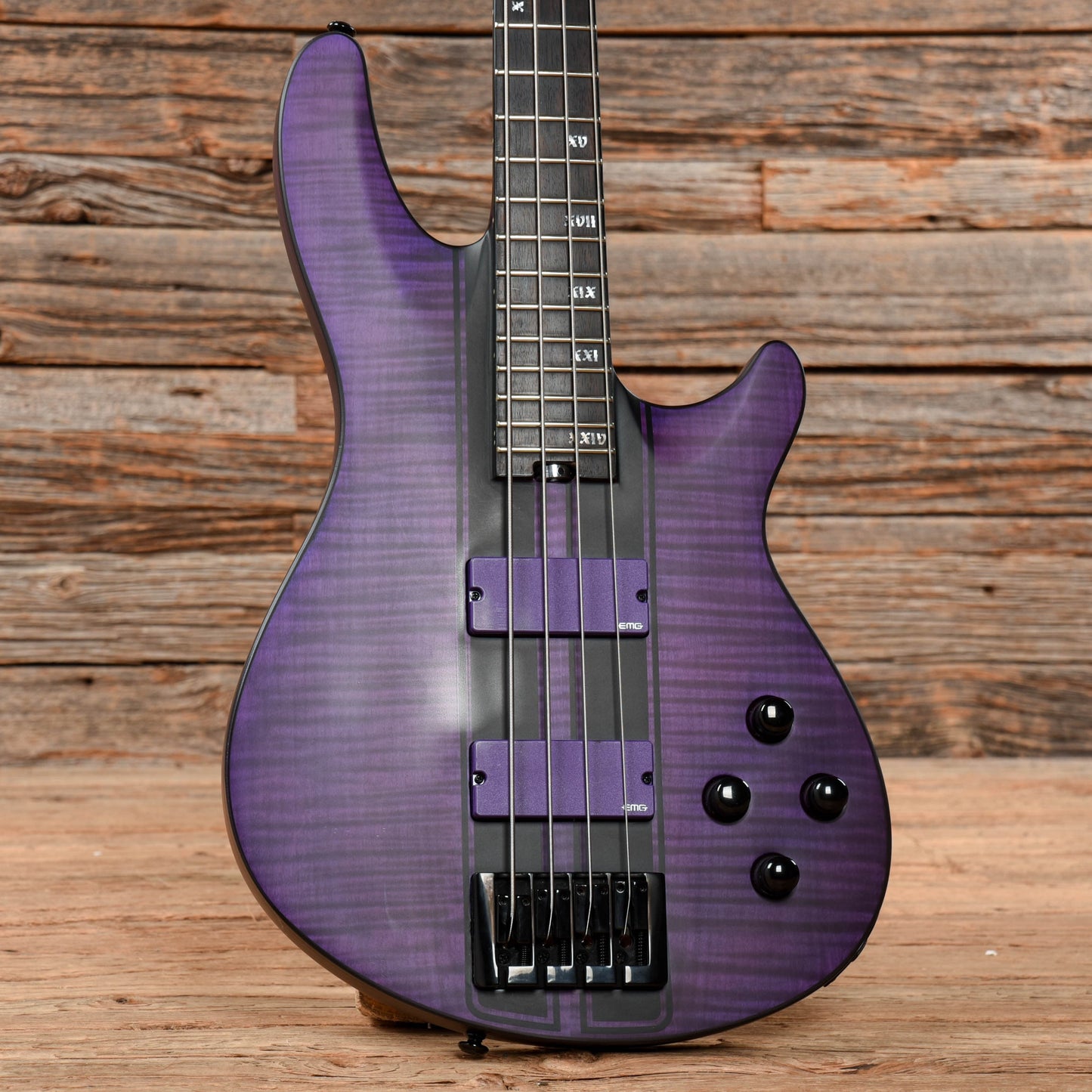 Schecter C-4 GT Transparent Purple Satin 2021 Bass Guitars / 4-String