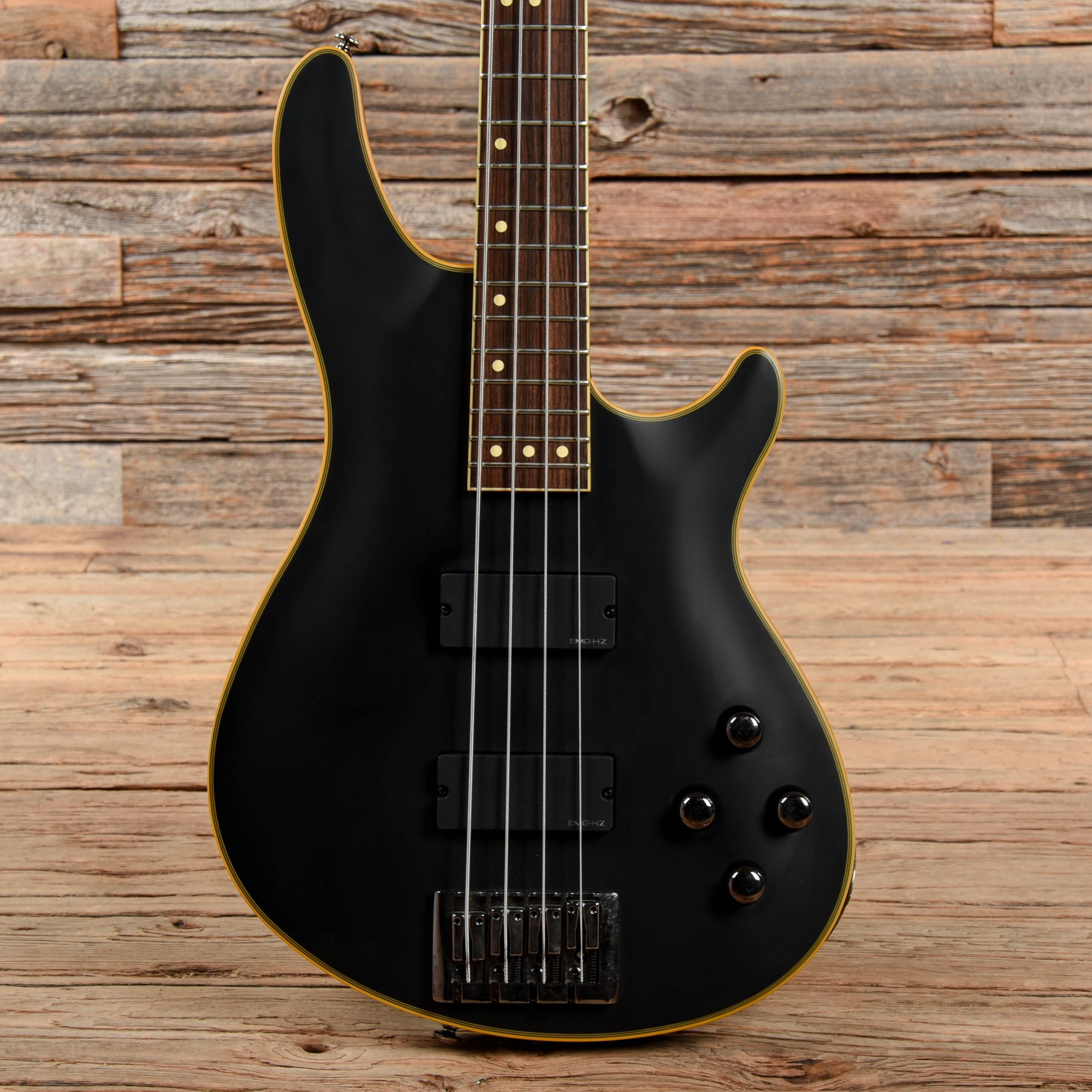 Schecter Diamond Series C-4 Custom Satin Black 2009 – Chicago Music Exchange