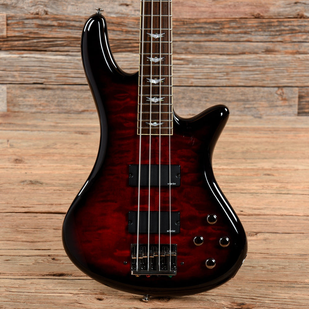 Schecter Stiletto Extreme 4 Black Cherry 2016 – Chicago Music Exchange