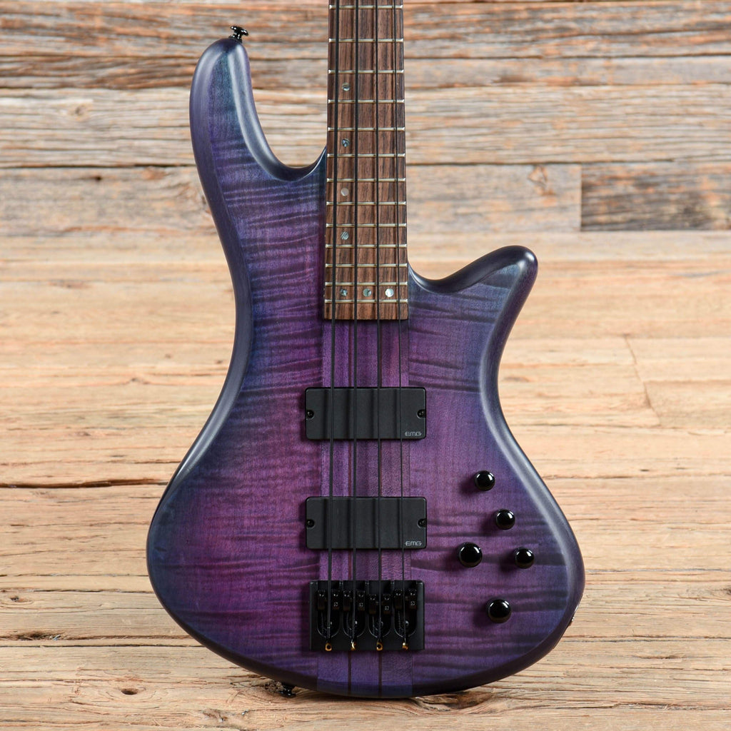 Purple schecter outlet bass