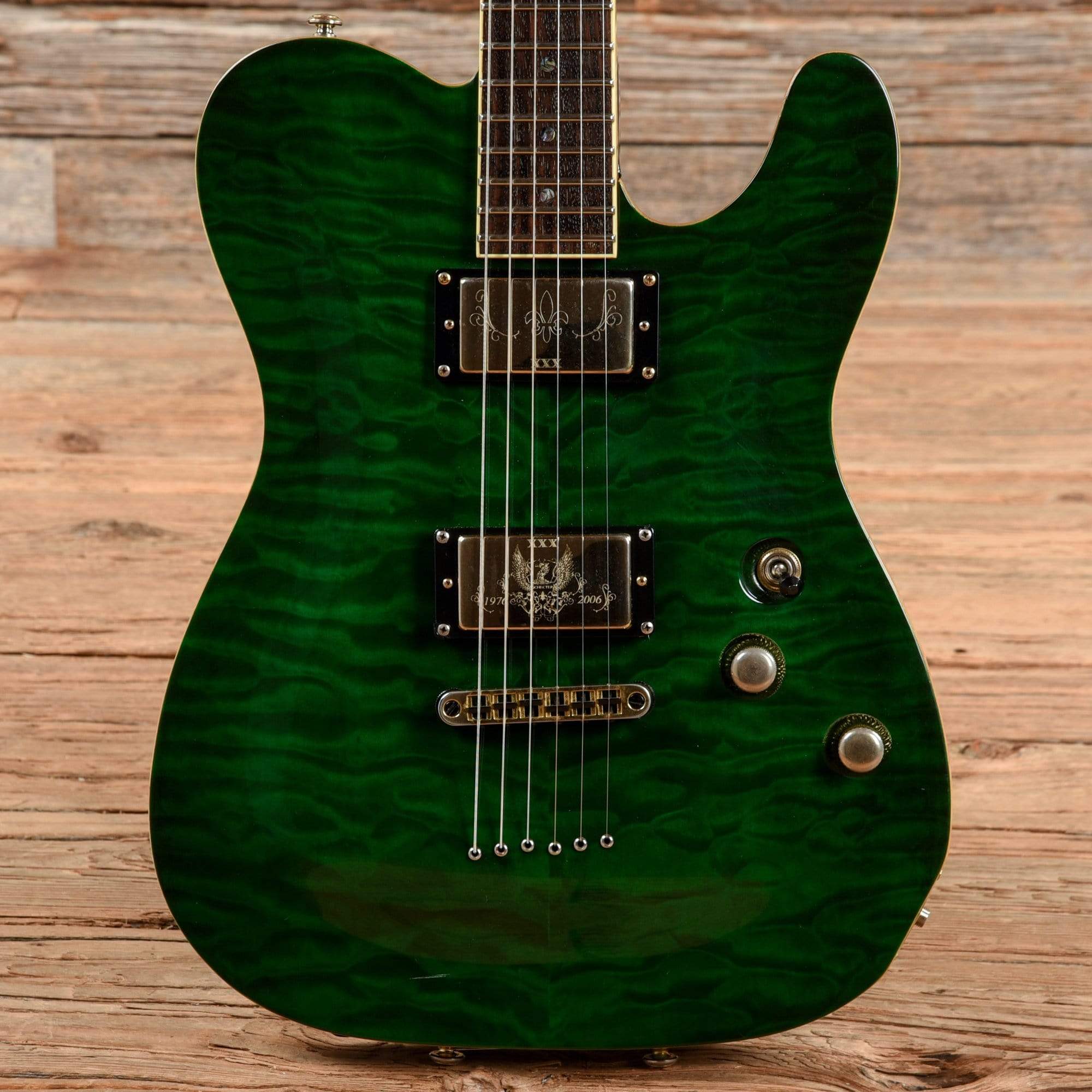 Schecter 30th Anniversary PT Emerald Green 2005 – Chicago Music Exchange