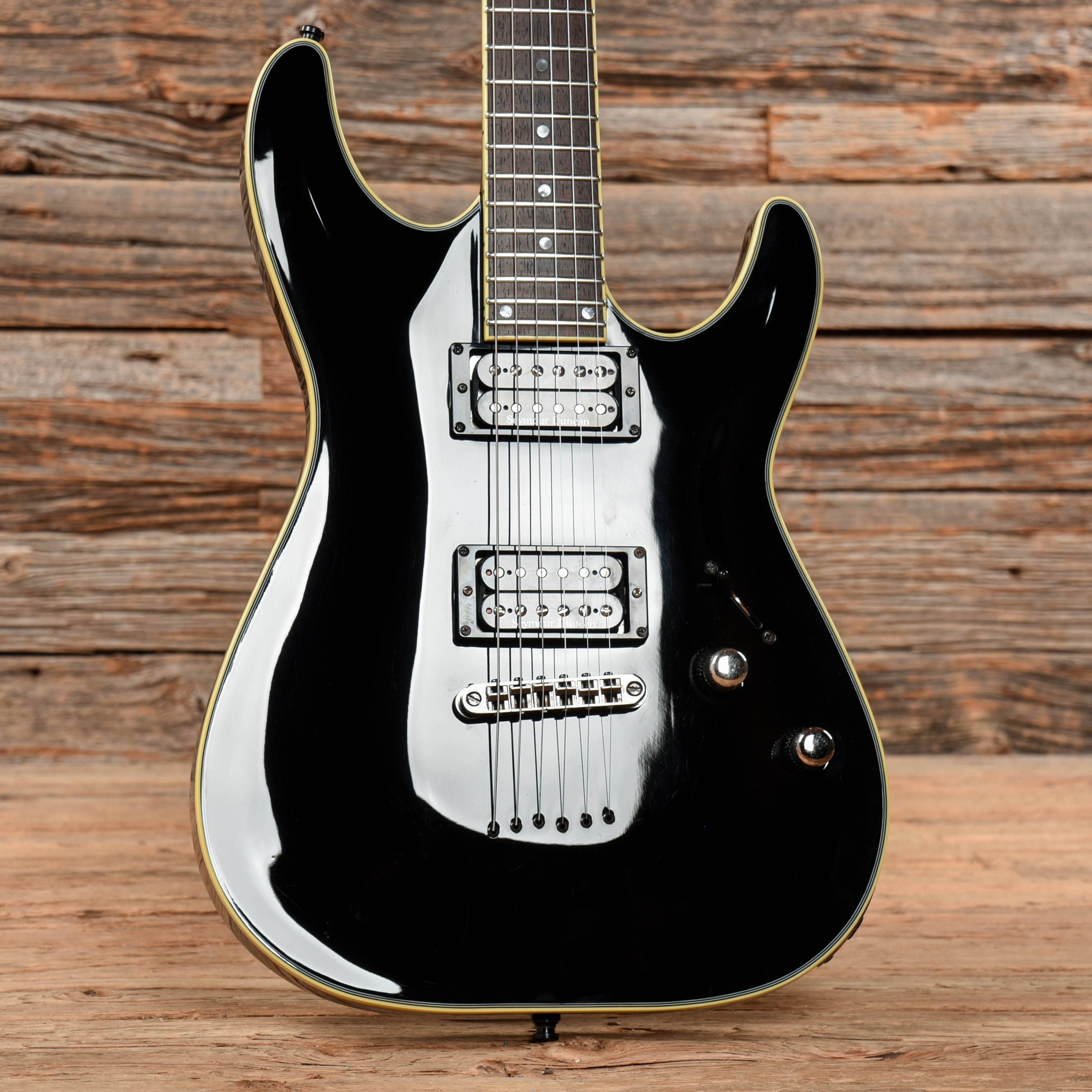 Schecter Blackjack EX Black – Chicago Music Exchange