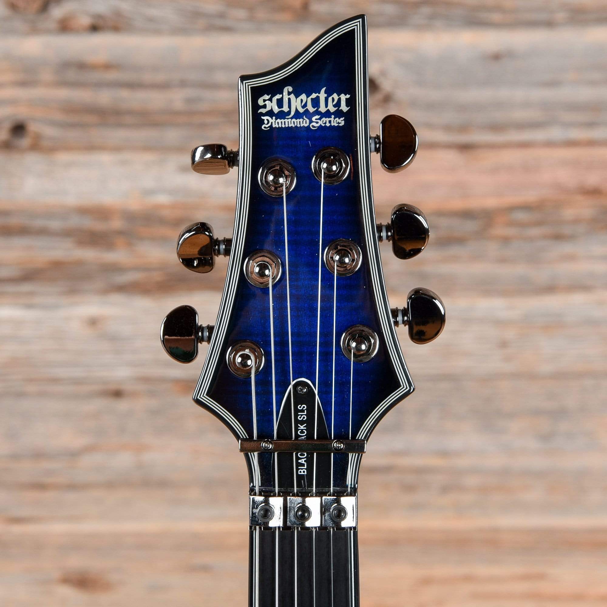 Schecter Blackjack SLS C-1 A Active See-Thru Blue Burst – Chicago Music  Exchange