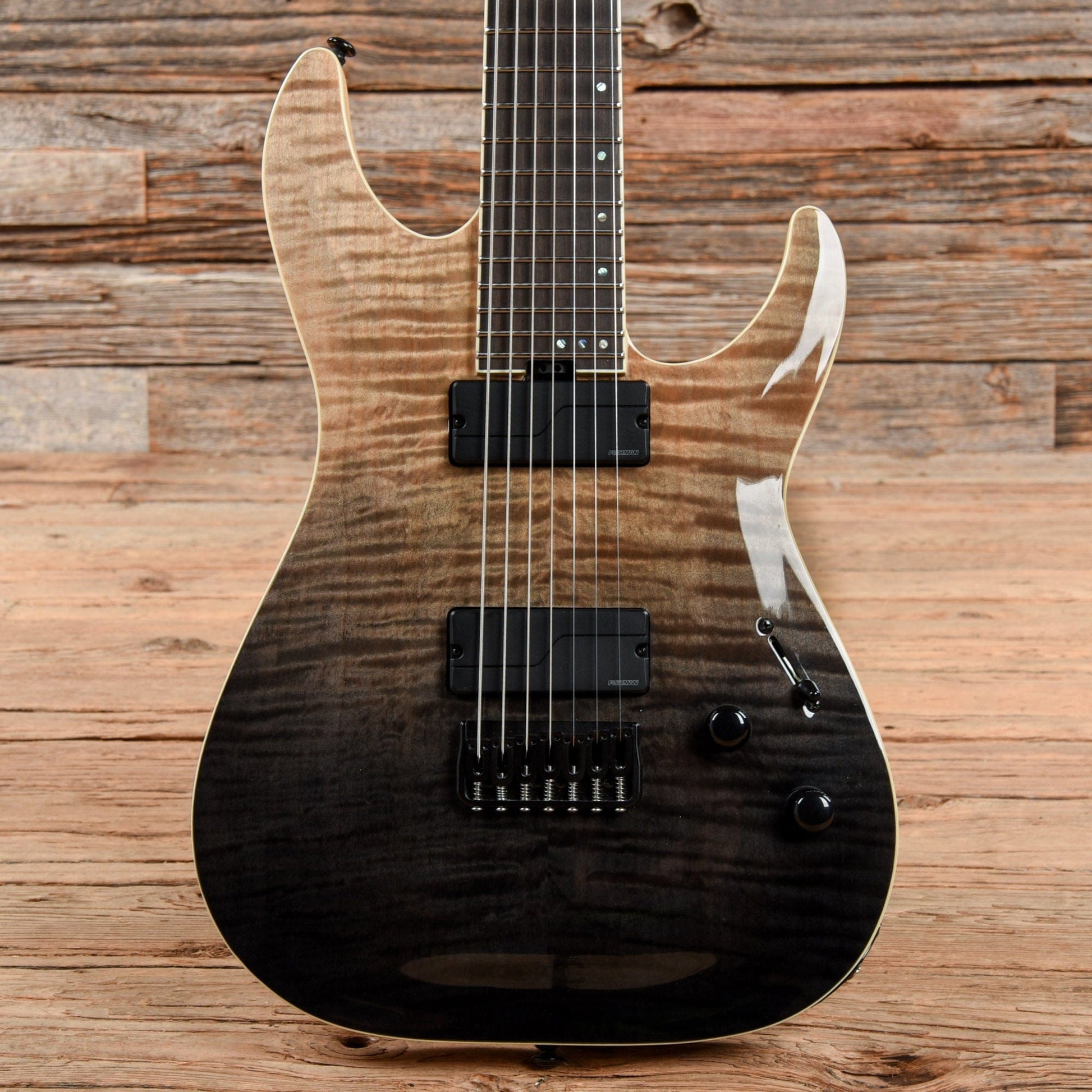 Schecter C-7 SLS Elite Black Fade 2019 Electric Guitars / Solid Body