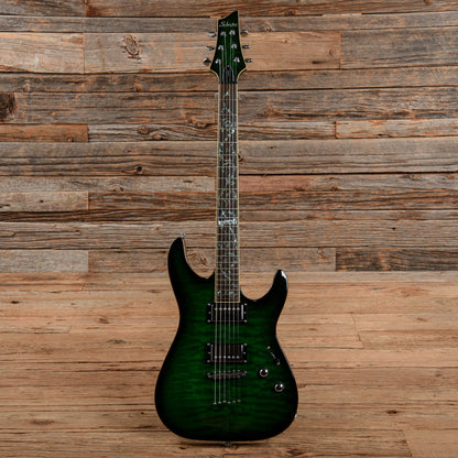 Schecter Diamond Series C-1 Classic Green Burst Electric Guitars / Solid Body