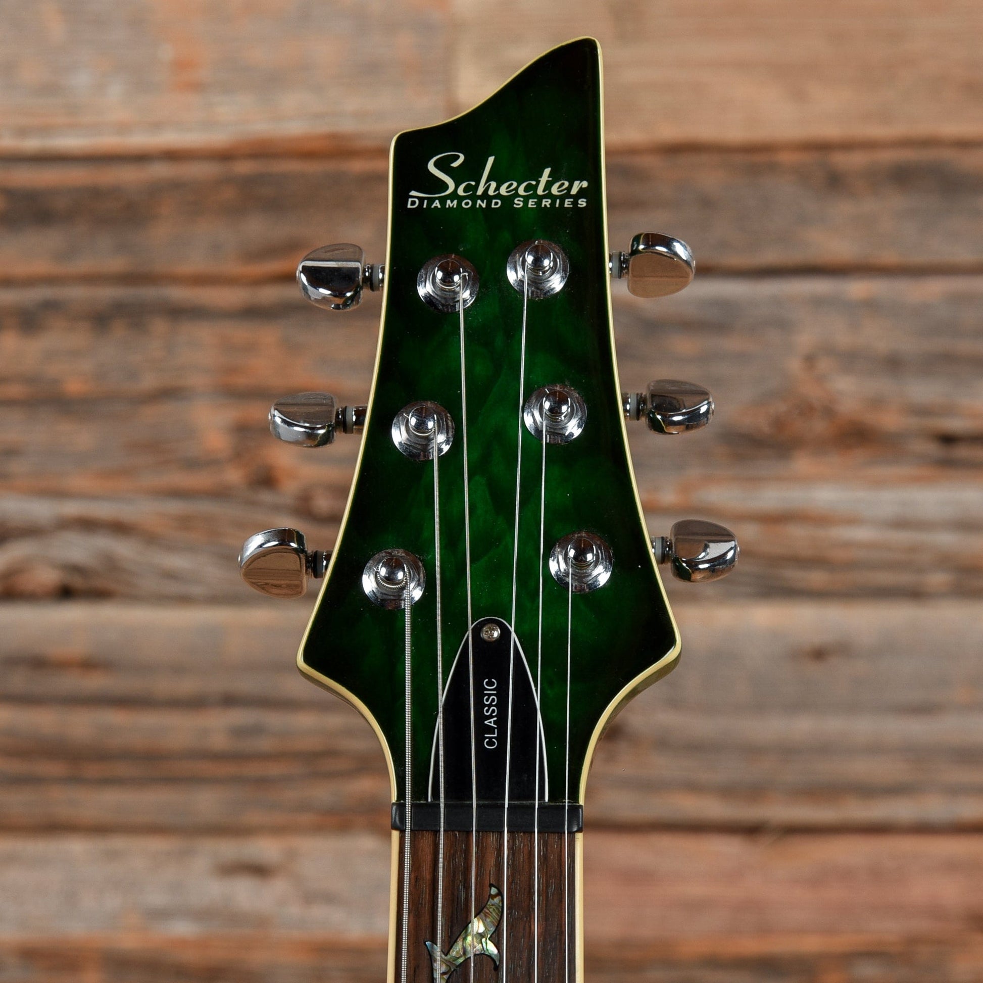 Schecter Diamond Series C-1 Classic Green Burst Electric Guitars / Solid Body