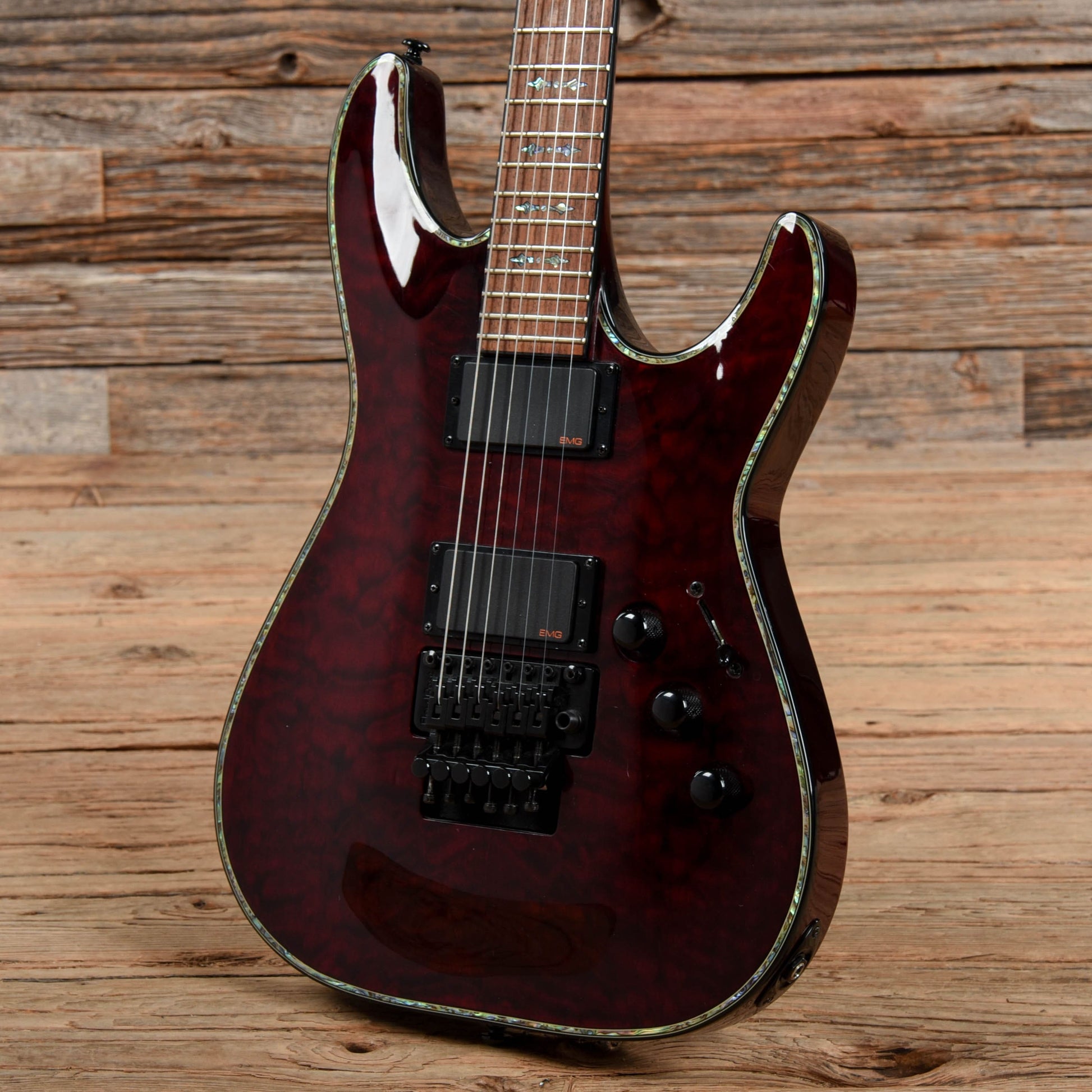 Schecter Hellraiser C-1 FR Black Cherry 2007 Electric Guitars / Solid Body