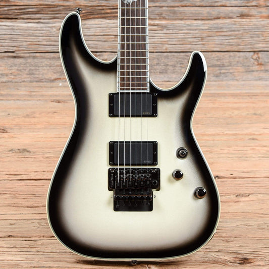 Schecter Jake Pitts Signature C-1 FR Metallic White w/ Metallic Black Burst 2014 Electric Guitars / Solid Body