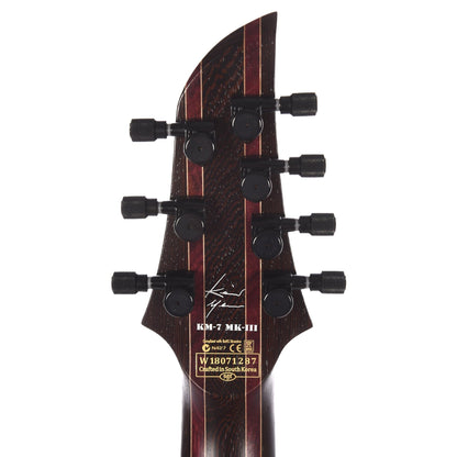 Schecter Keith Merrow KM-7 MK-III Artist Trans Black Burst w/Fishman Pickups Electric Guitars / Solid Body