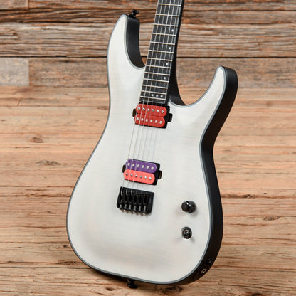 Schecter Kieth Merrow Signature KM-6 Transparent White Electric Guitars / Solid Body