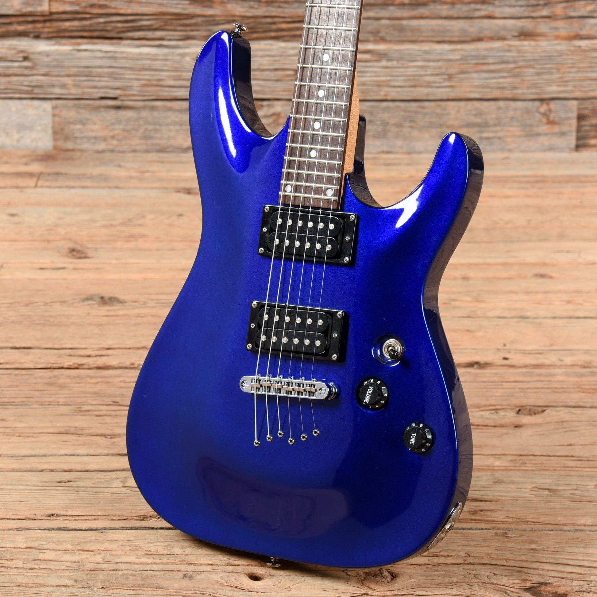 Schecter Omen-6 Blue 2003 Electric Guitars / Solid Body