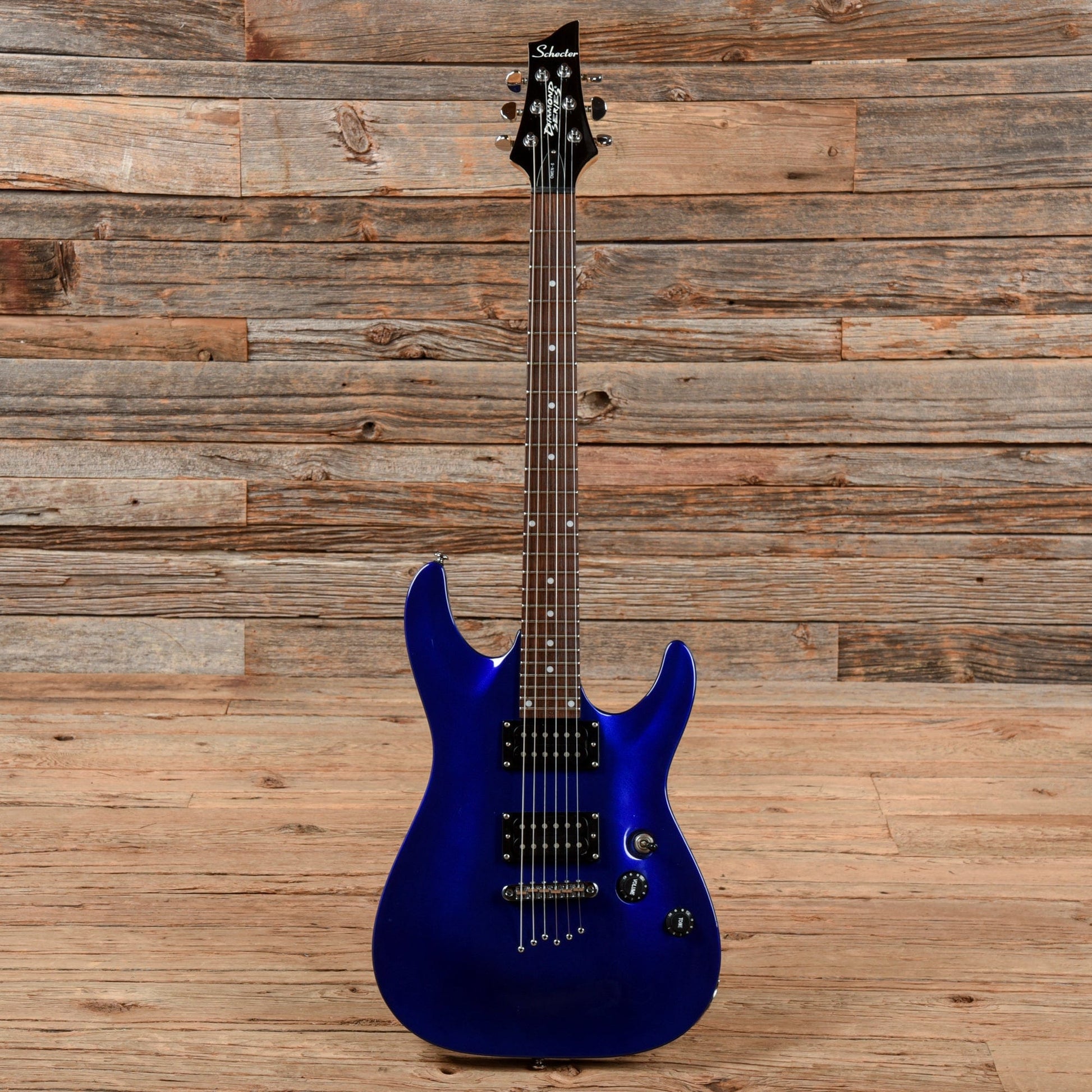 Schecter Omen-6 Blue 2003 Electric Guitars / Solid Body