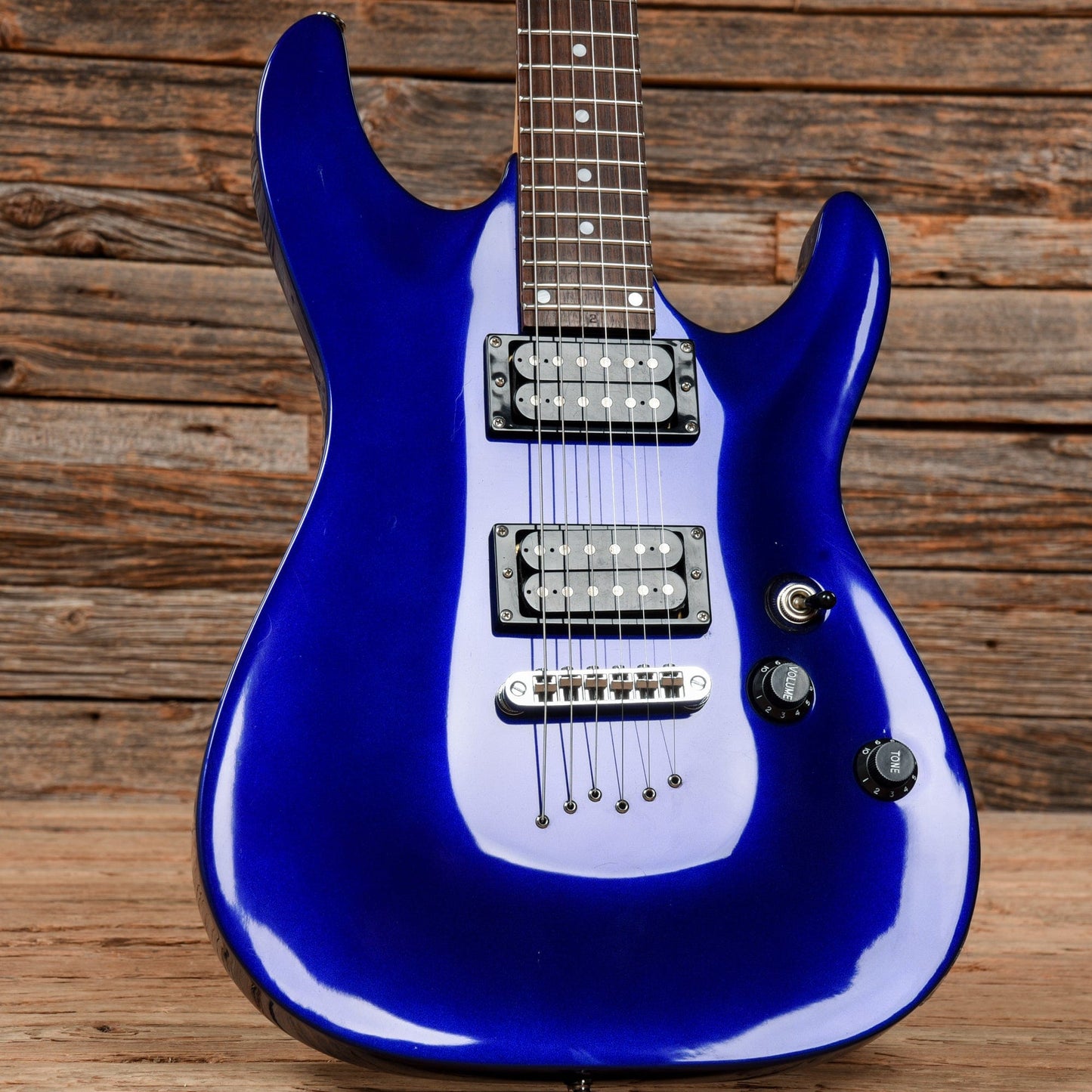 Schecter Omen-6 Blue 2003 Electric Guitars / Solid Body