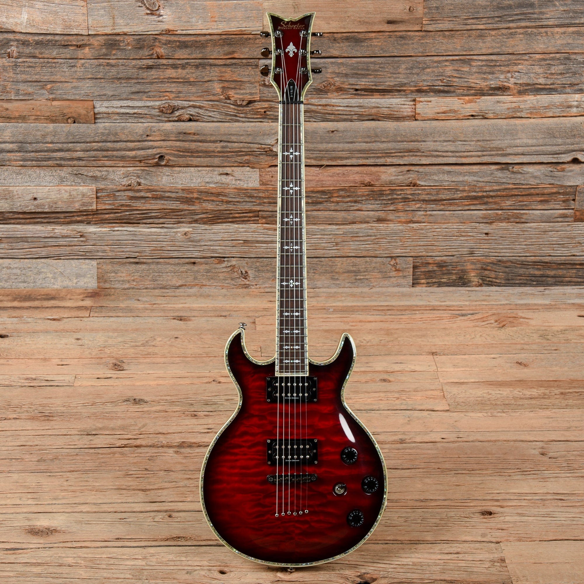 Schecter S-1 Elite Black Cherry – Chicago Music Exchange