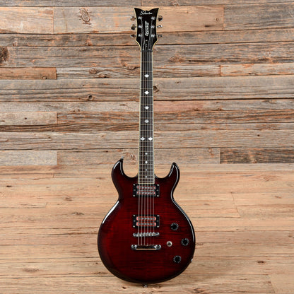 Schecter S-1 Transparent Red Electric Guitars / Solid Body