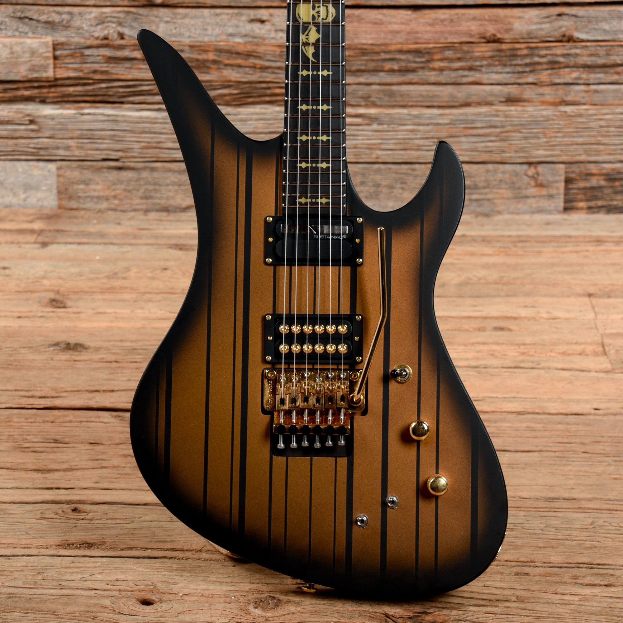 Schecter Synyster Gates Custom-S Satin Gold Burst 2016 – Chicago Music  Exchange