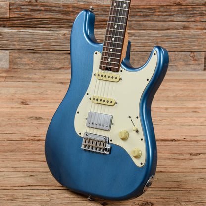 Schecter USA Custom Shop Traditional Wembley II Lake Placid Blue Aged Nitro Electric Guitars / Solid Body