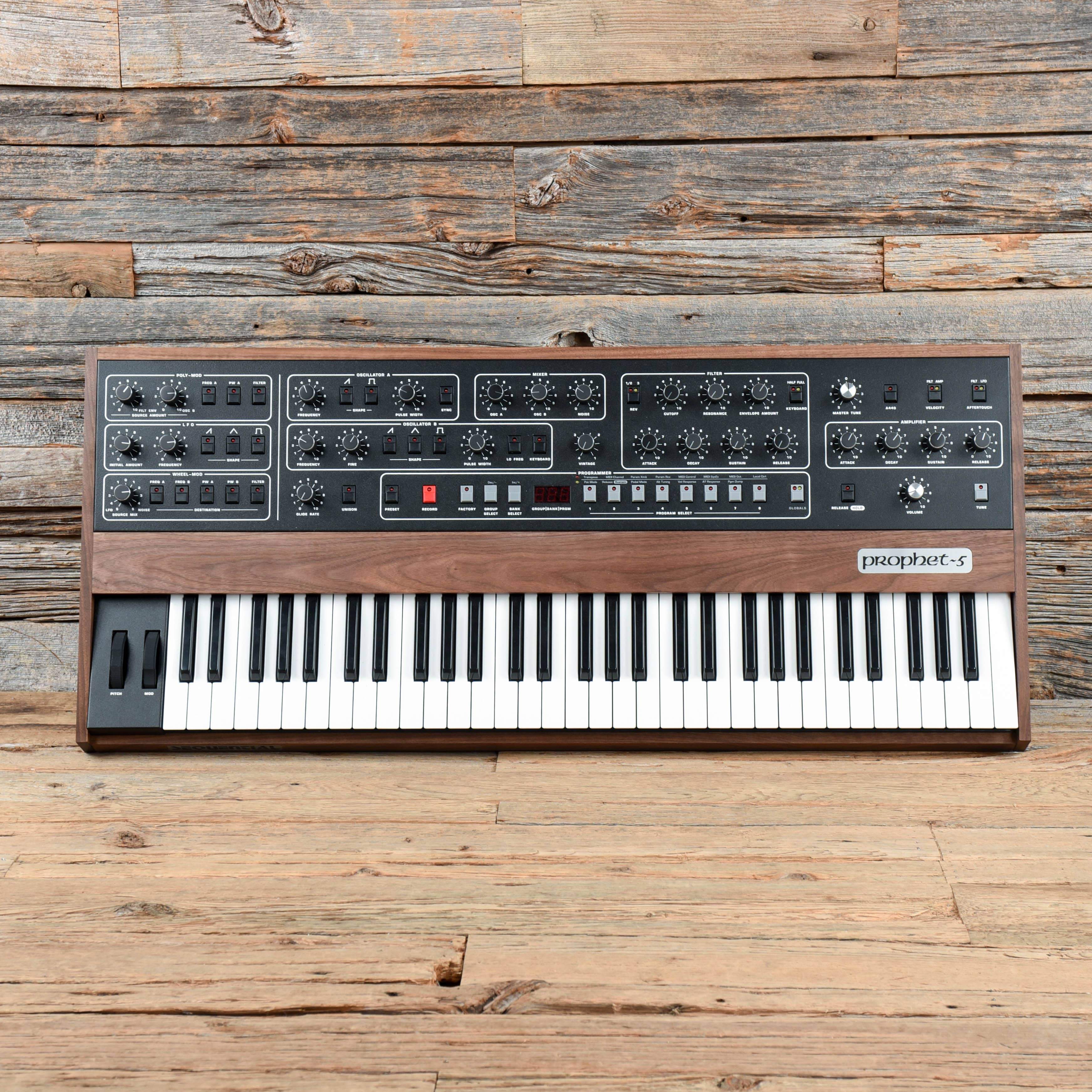 Sequential Circuits Prophet 5 Rev 4 Reissue 61-Key Polyphonic Analog S –  Chicago Music Exchange