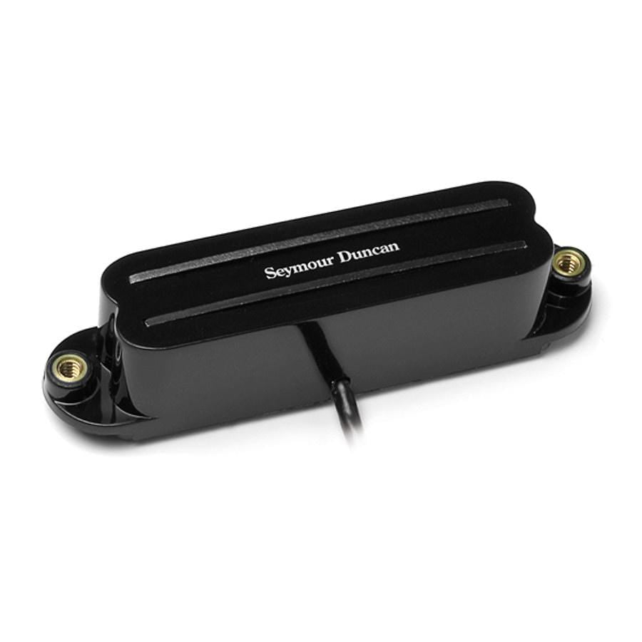 Seymour Duncan SHR-1b Hot Rails Stacked Single-Coil - Black Bridge Pickup Parts / Guitar Pickups