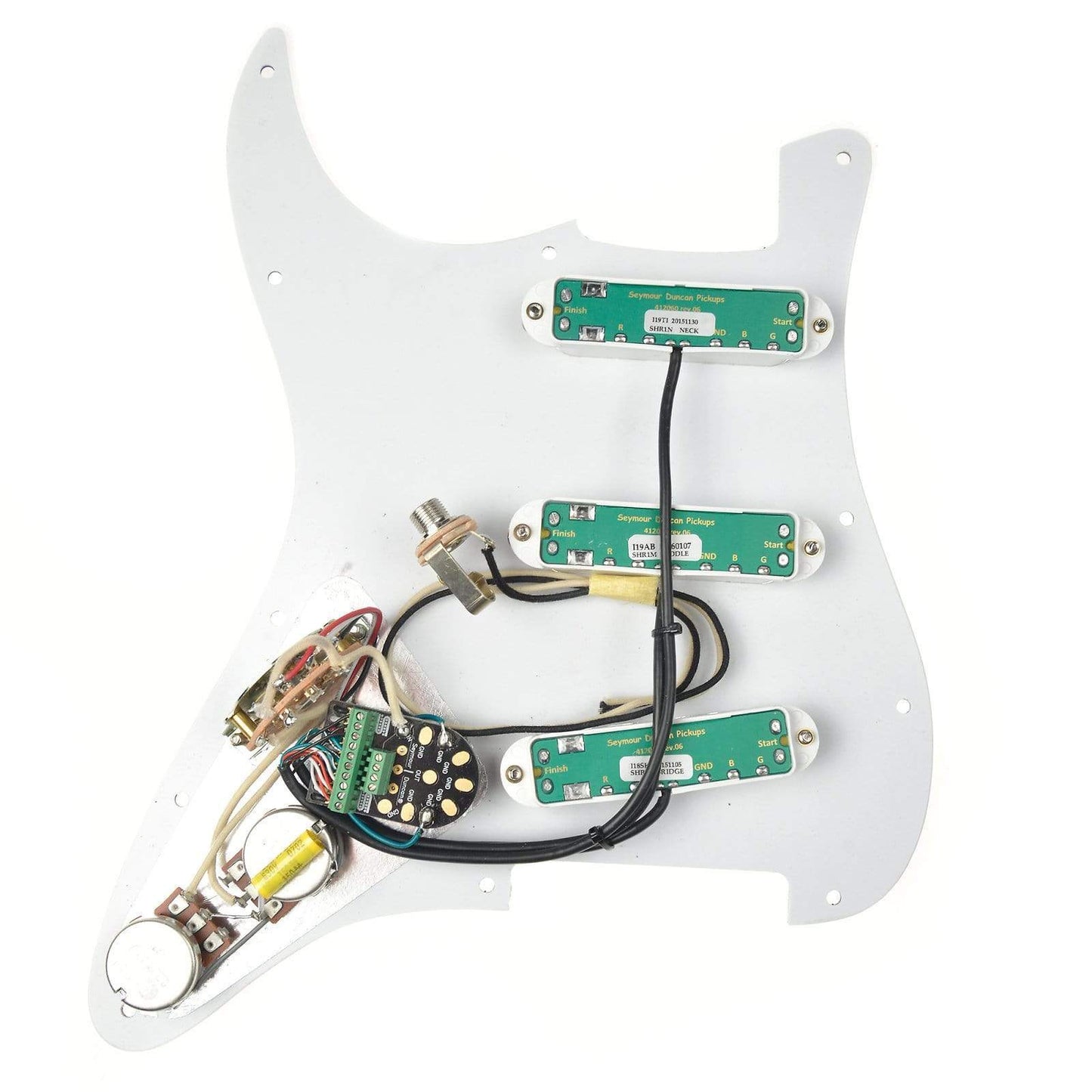 Seymour Duncan Triple Rails Fully Loaded Liberator Pickguard for Strat Parts / Pickguards