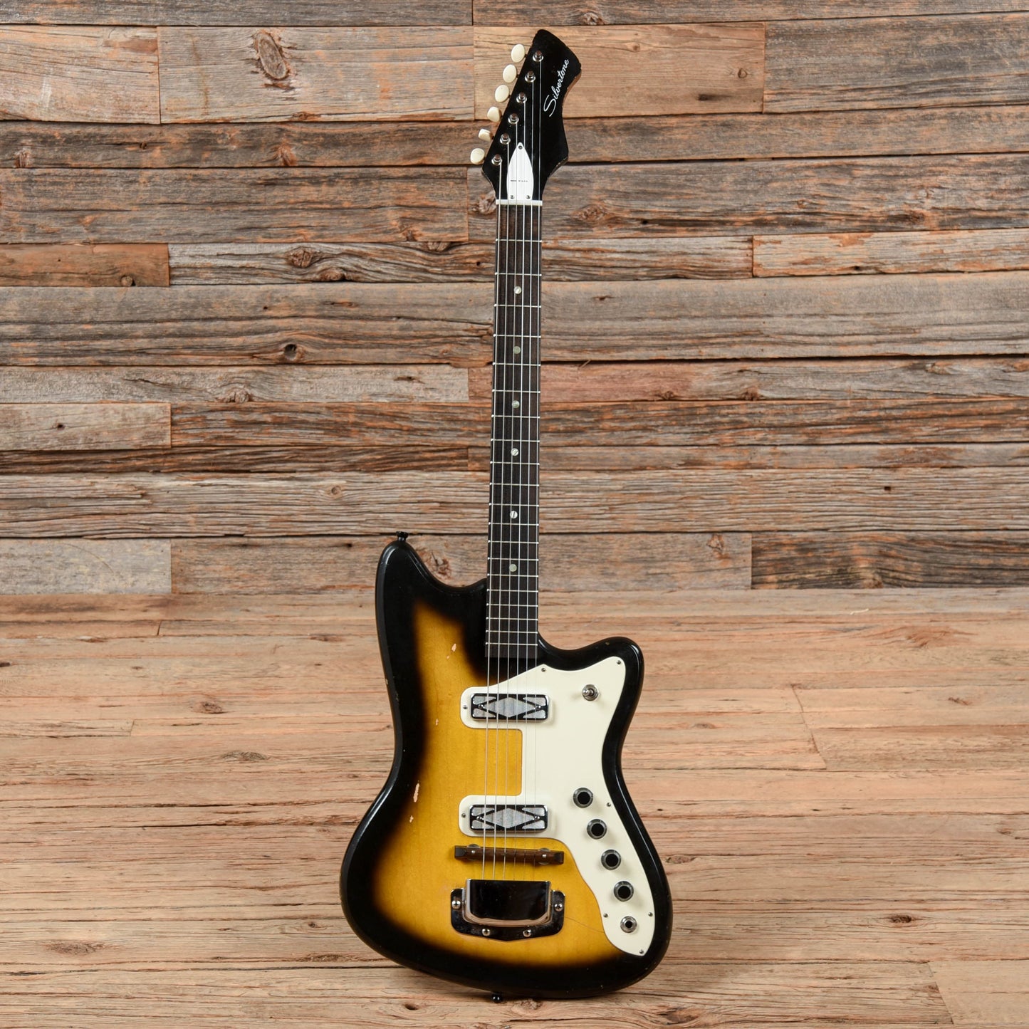 Silvertone Bobkat Sunburst 1960s Electric Guitars / Solid Body