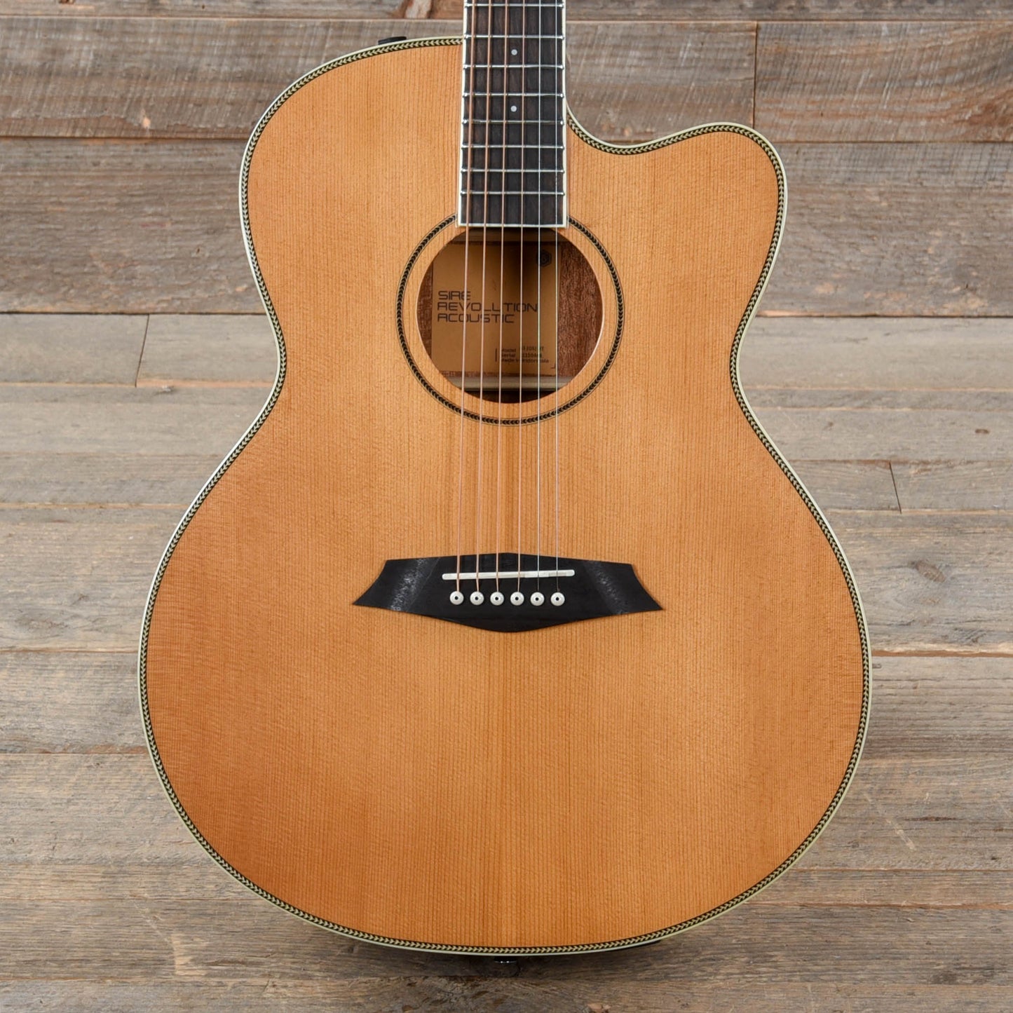 Sire Larry Carlton A3-G GA Cutaway Spruce/Mahogany Natural Acoustic Guitars / OM and Auditorium