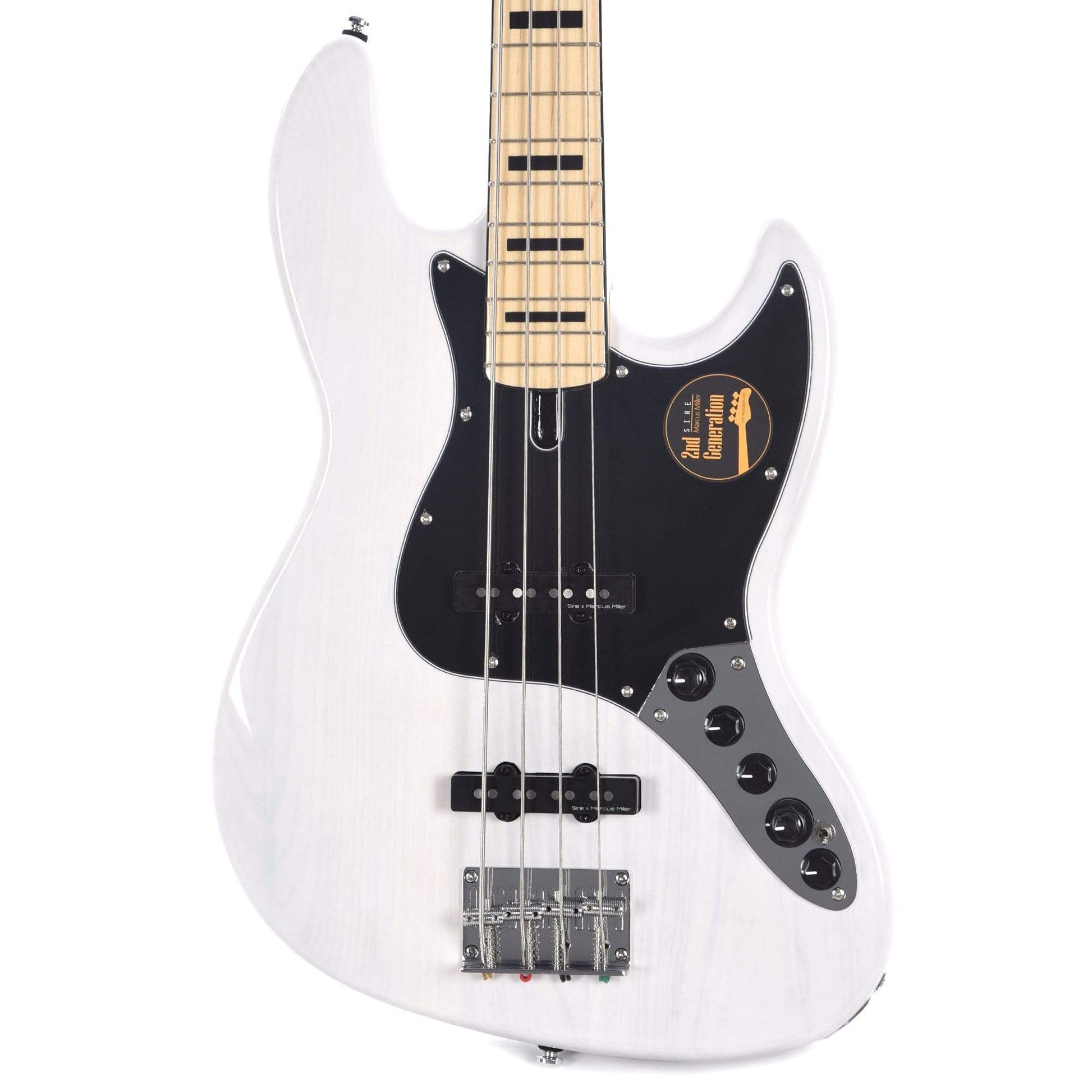 Sire Marcus Miller V7 Vintage Swamp Ash 4-String White Blonde (2nd Gen) Bass Guitars / 4-String