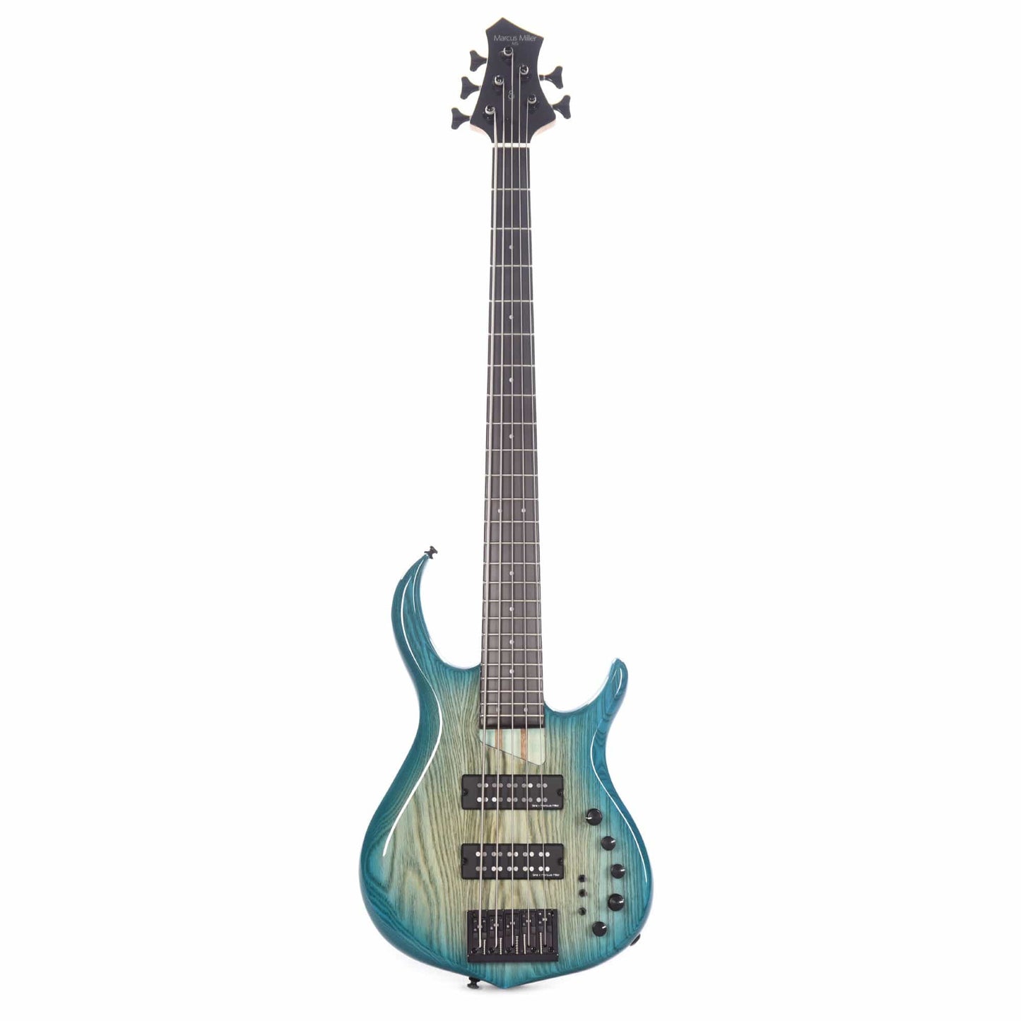 Sire Marcus Miller M5 Swamp Ash 5-String Transparent Blue Satin Bass Guitars / 5-String or More