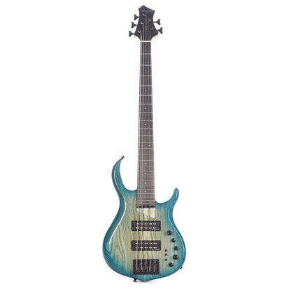 Sire Marcus Miller M5 Swamp Ash 5-String Transparent Blue Satin Bass Guitars / 5-String or More