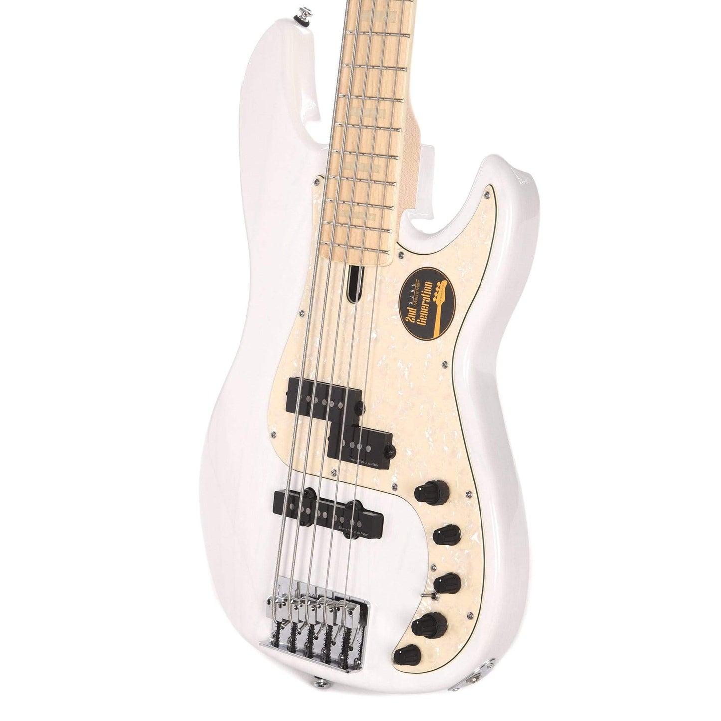 Sire Marcus Miller P7 Swamp Ash 5-String White Blonde (2nd Gen) Bass Guitars / 5-String or More