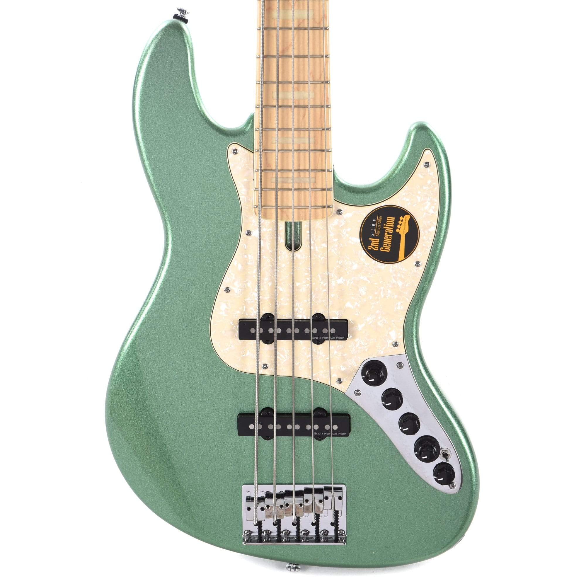 Sire Marcus Miller V7 Swamp Ash 5-String Sherwood Green (2nd Gen ...