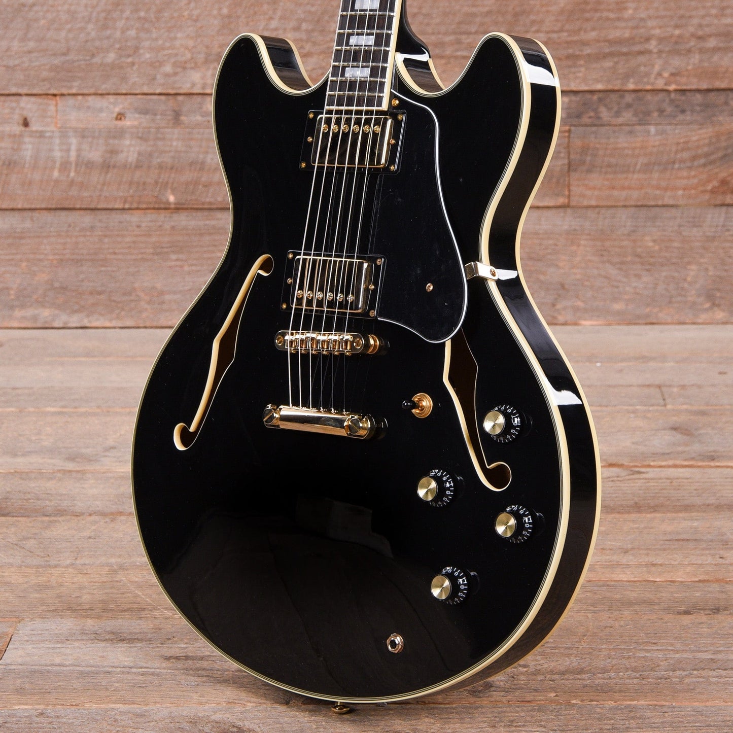 Sire Larry Carlton H7 Semi-Hollow Black Electric Guitars / Semi-Hollow