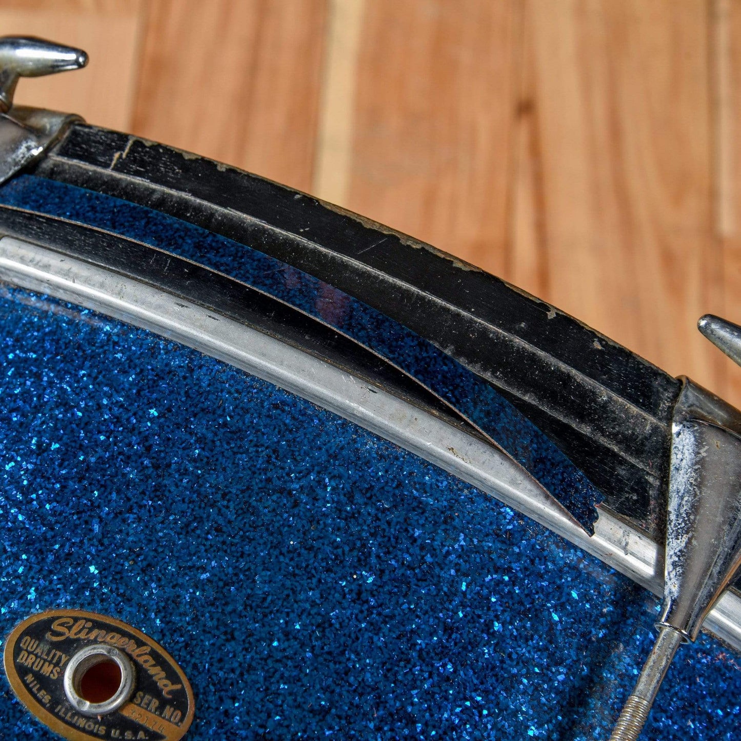 Slingerland 12/12/16/18/20 Blue Sparkle 1960s Drums and Percussion / Acoustic Drums / Full Acoustic Kits