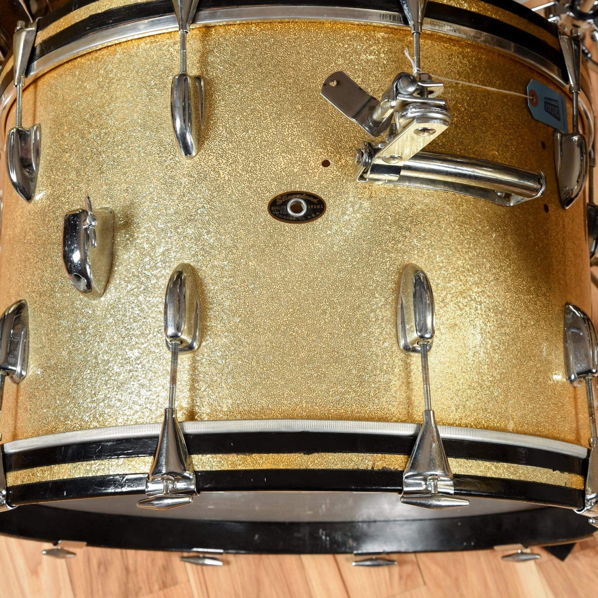 Slingerland 13/16/22 w/6.5x14 Snare Gold Sparkle 1960s Drums and Percussion / Acoustic Drums / Full Acoustic Kits