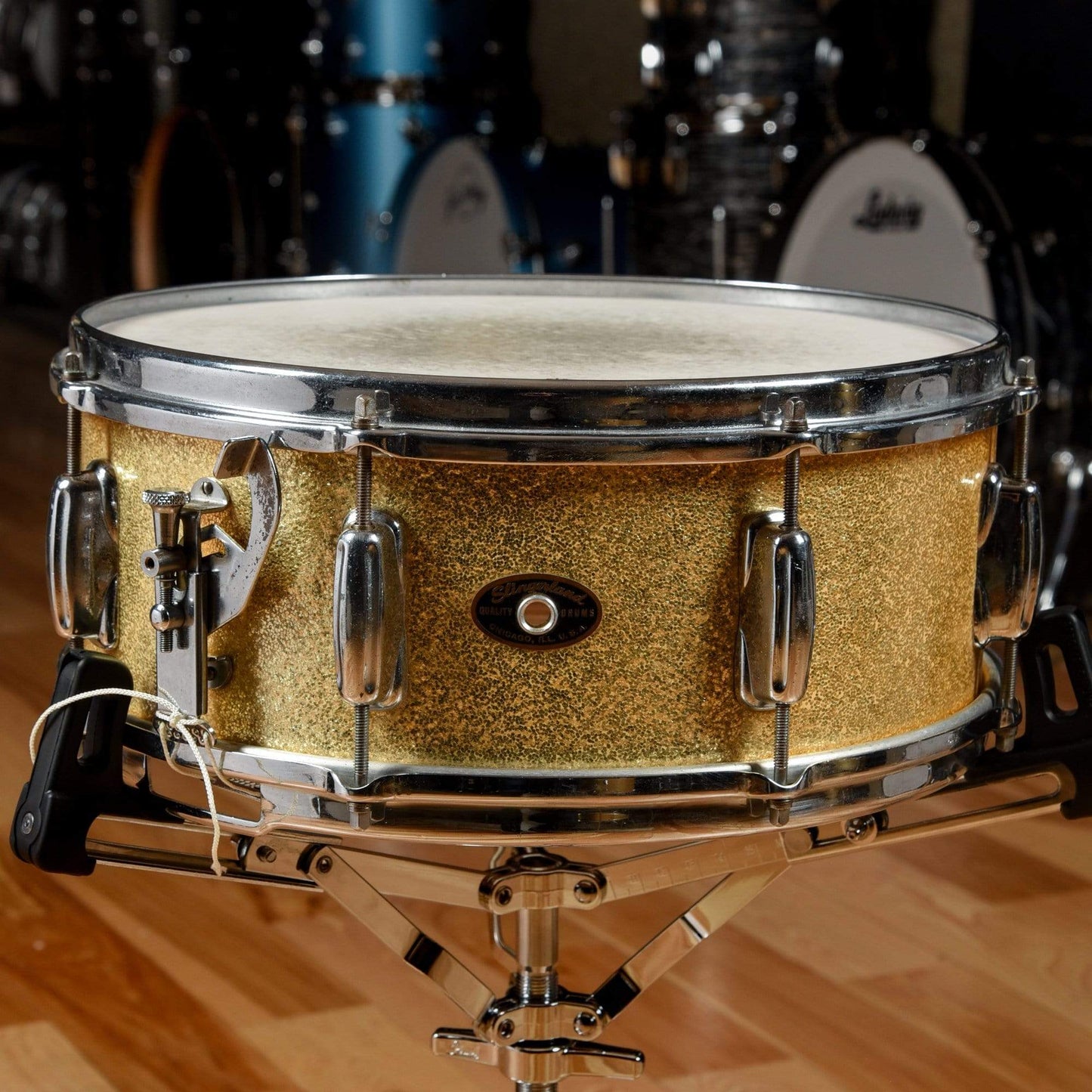 Slingerland 13/16/22 w/6.5x14 Snare Gold Sparkle 1960s Drums and Percussion / Acoustic Drums / Full Acoustic Kits