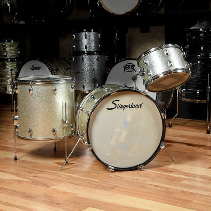 Slingerland 1960's Silver Sparkle 20/16/12 USED Drums and Percussion / Acoustic Drums / Full Acoustic Kits