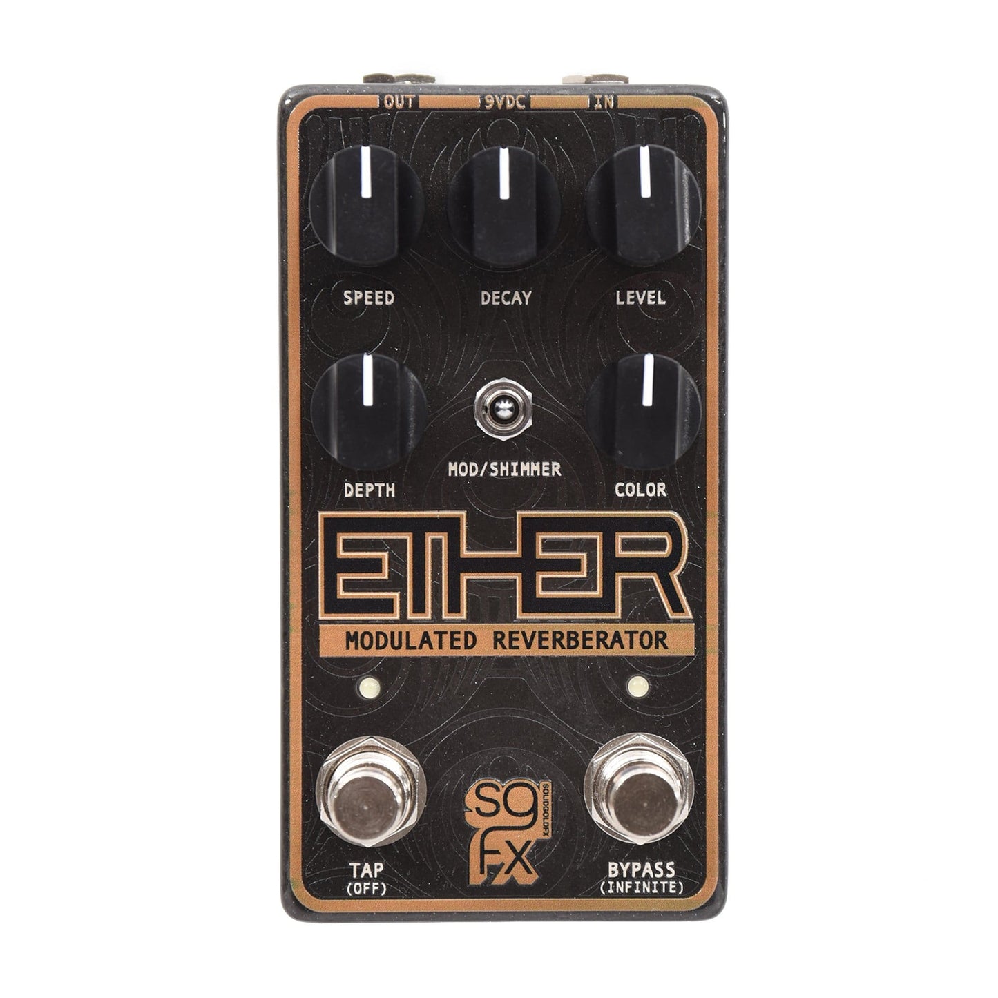 SolidGoldFX Ether Modulated Reverberater Pedal Effects and Pedals / Reverb