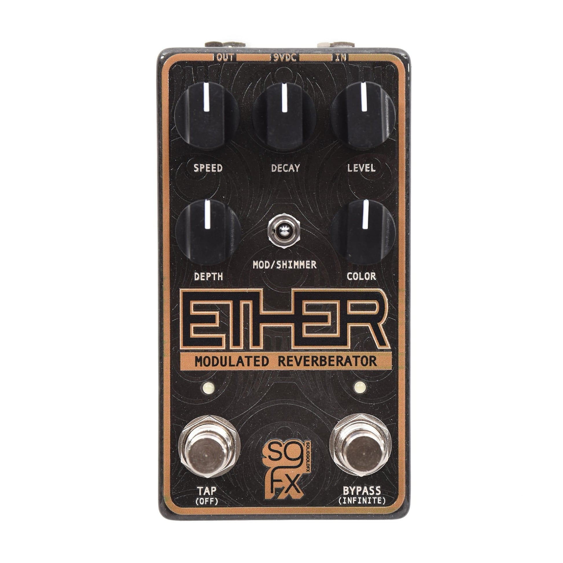 SolidGoldFX Ether Modulated Reverberater Pedal Effects and Pedals / Reverb