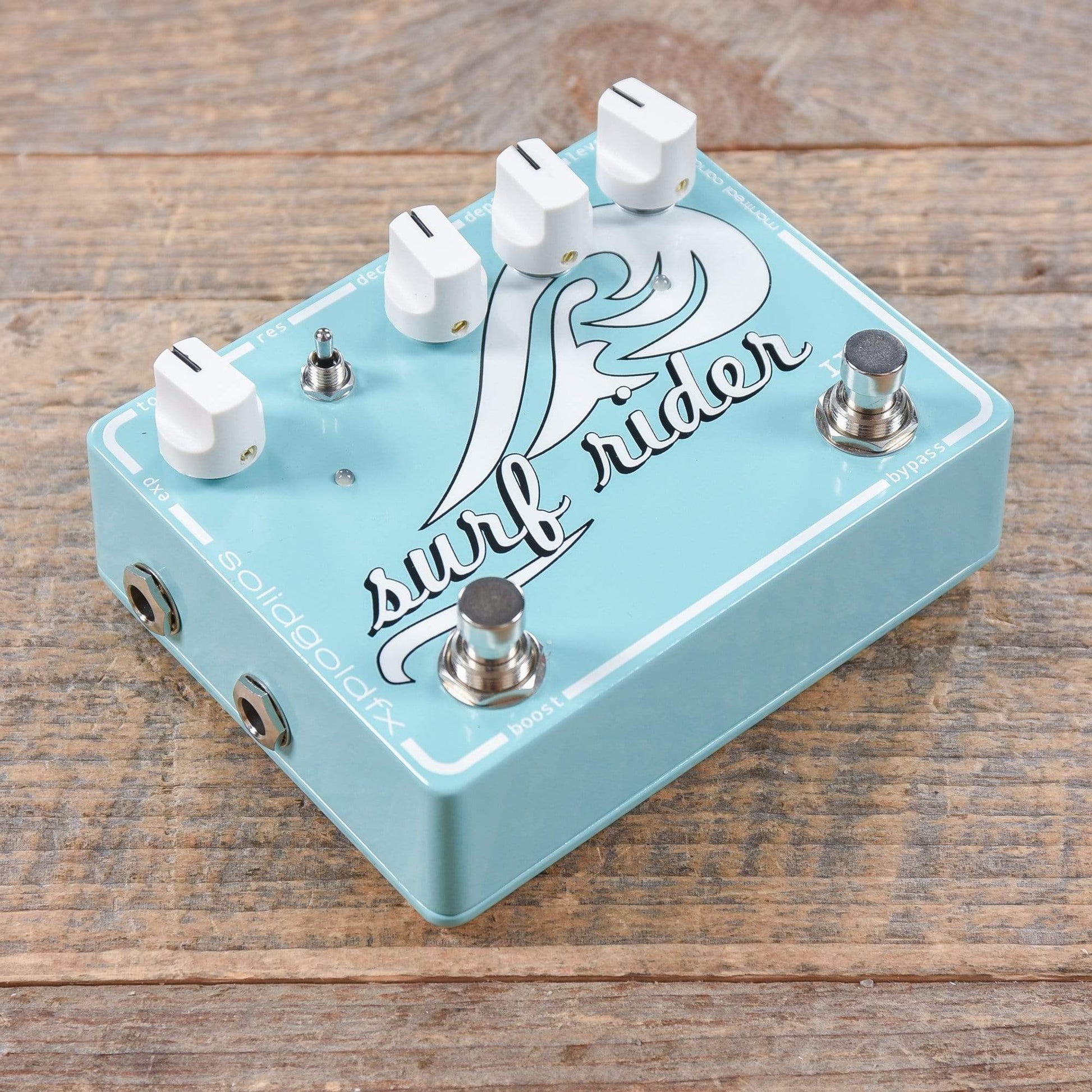 SolidGoldFX Surf Rider III Reverb Seafoam Green Metallic Effects and Pedals / Reverb