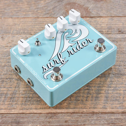 SolidGoldFX Surf Rider III Reverb Seafoam Green Metallic Effects and Pedals / Reverb