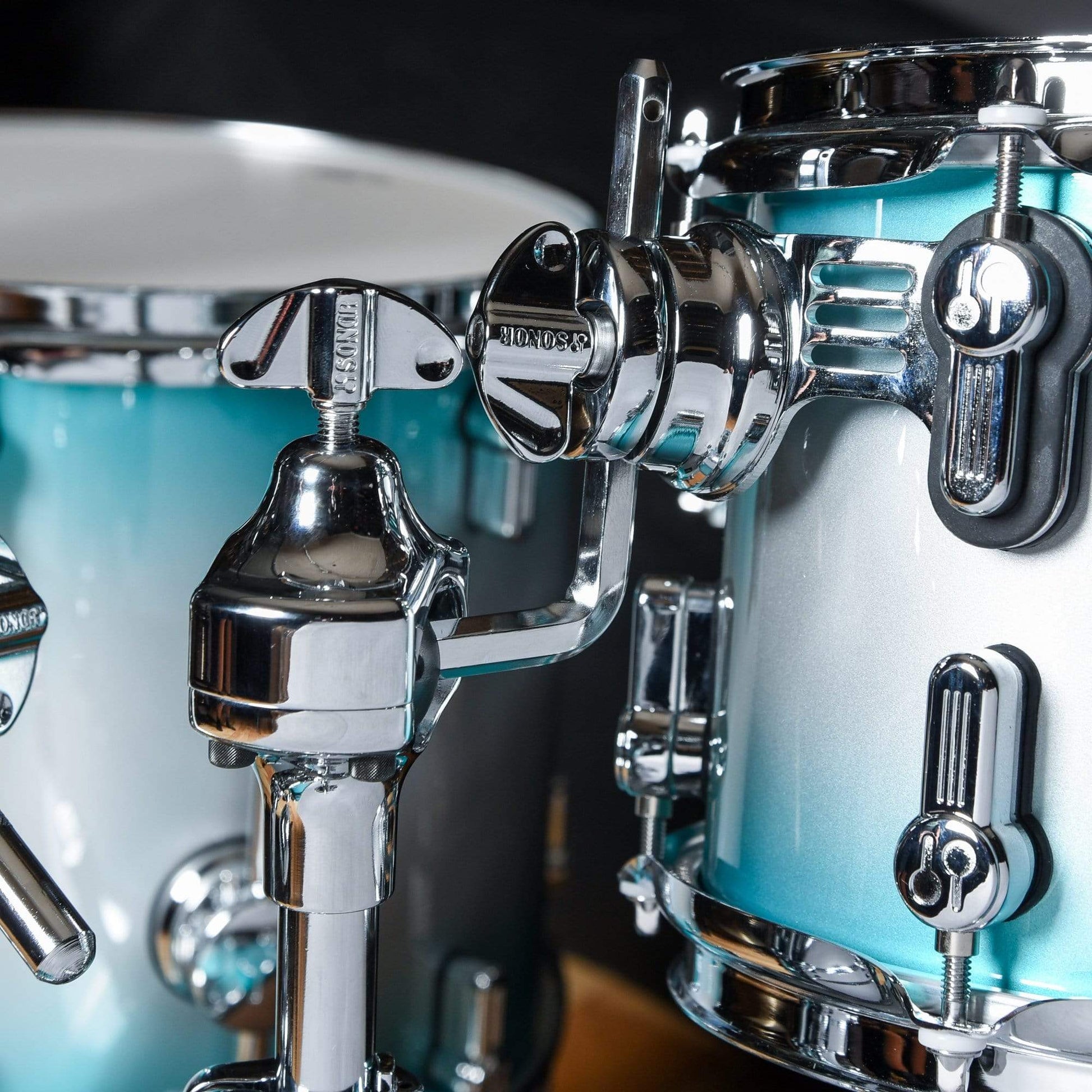 Sonor Martini 8/13/14/5x12 4pc. Drum Kit Aqua Burst Drums and Percussion / Acoustic Drums / Full Acoustic Kits